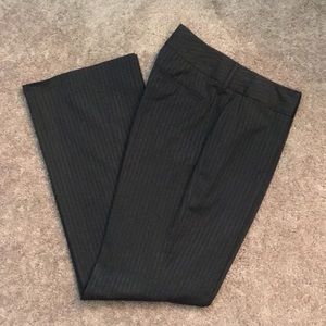 Black stripe Banana Republic dress pants